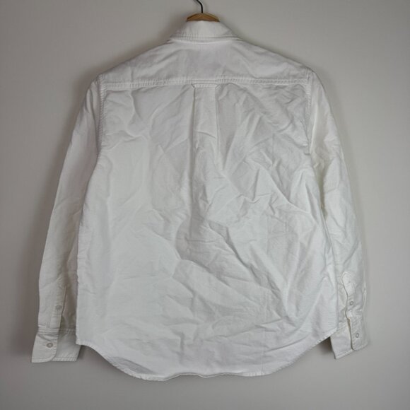 Everlane The Japanese Oxford Long Sleeve Button Down Shirt White 00 - Picture 3 of 8